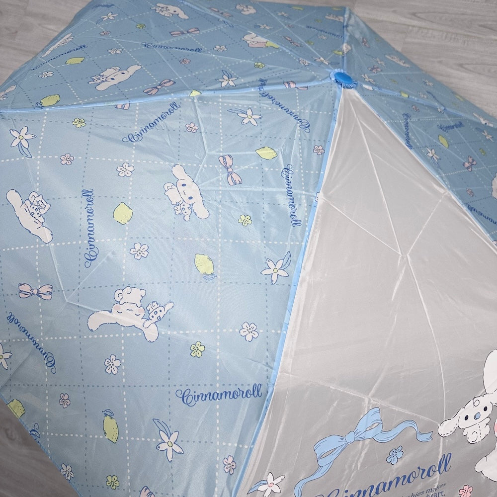 日本正版天藍色玉桂狗Cinnamoroll折疊雨傘縮骨遮