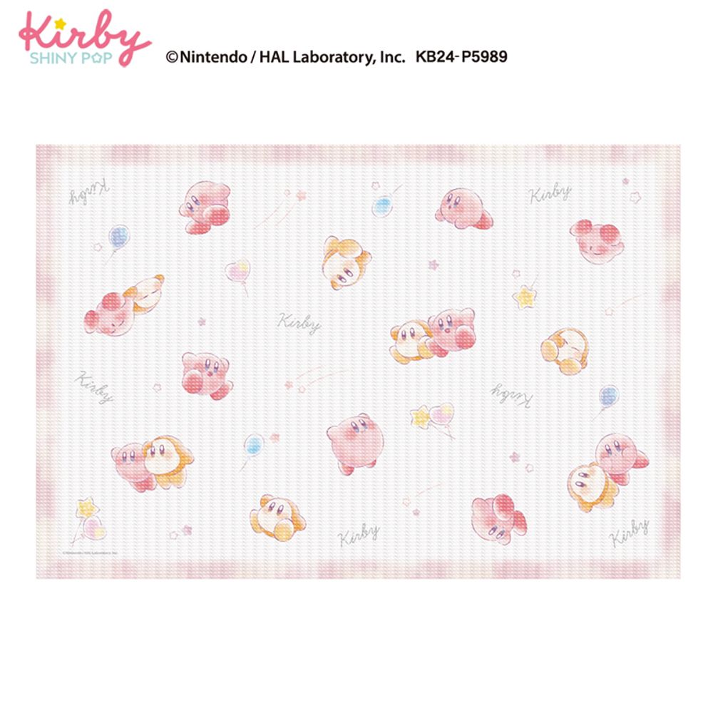 日本 Kirby 星之卡比鋁蒸鍍膜柔軟野餐墊連袋