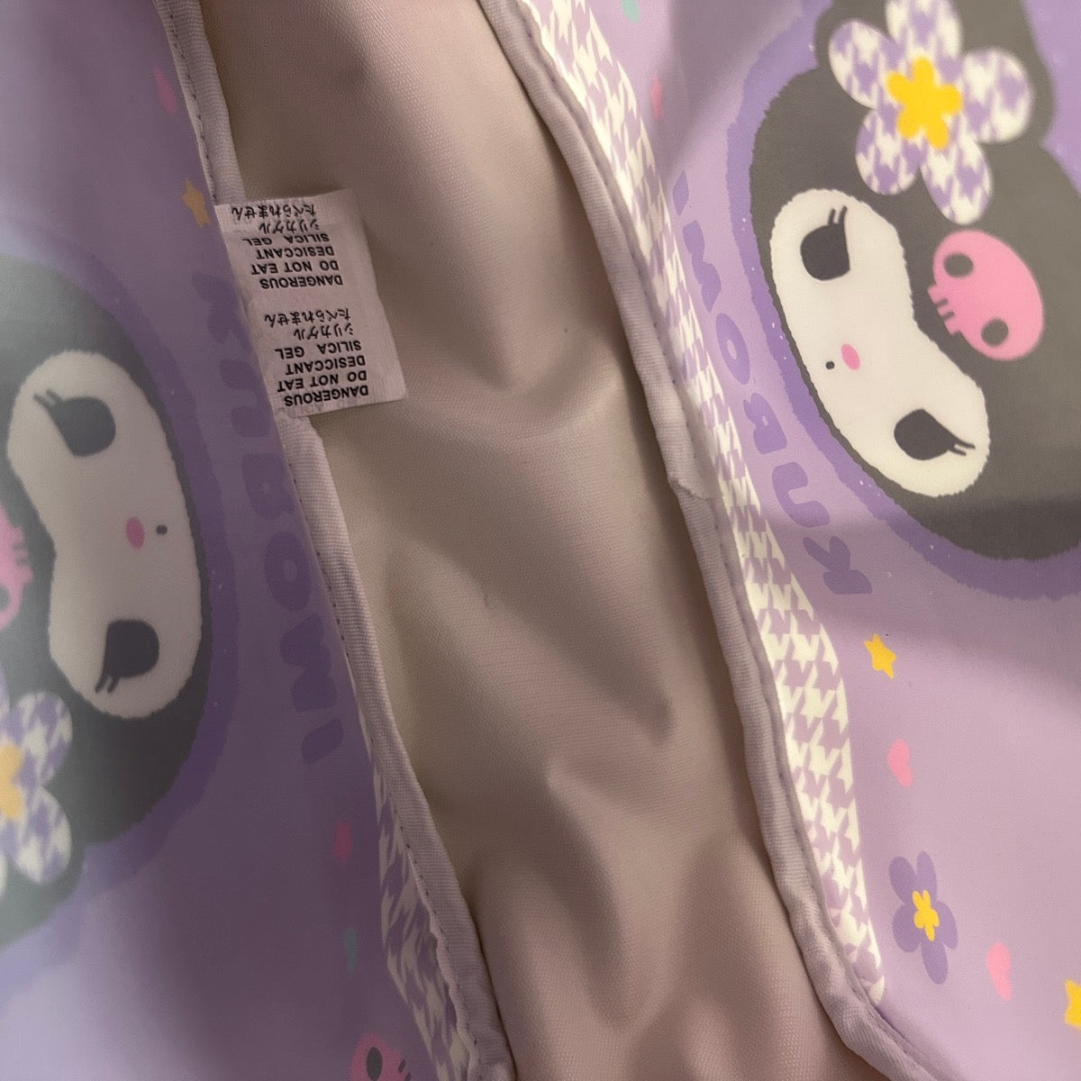 日本 Sanrio Kuromi 兒童波士頓防水手提袋沙灘袋