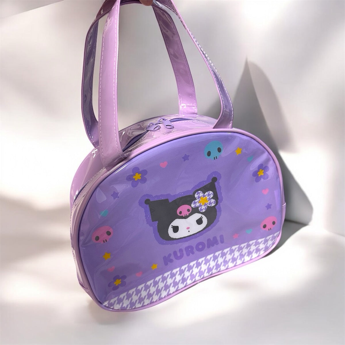 日本 Sanrio Kuromi 兒童波士頓防水手提袋沙灘袋