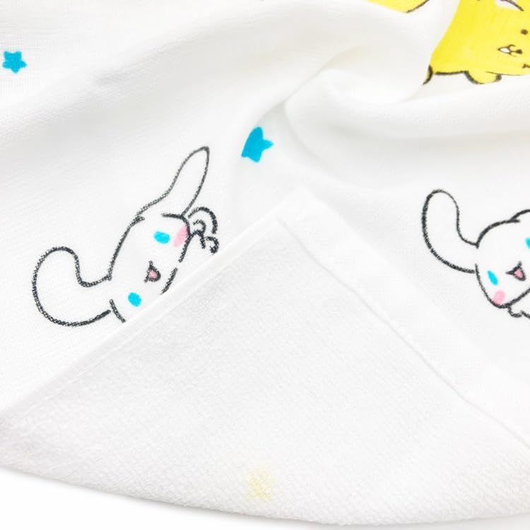 日本製 Sanrio 可愛擊掌圖案紗布毛巾