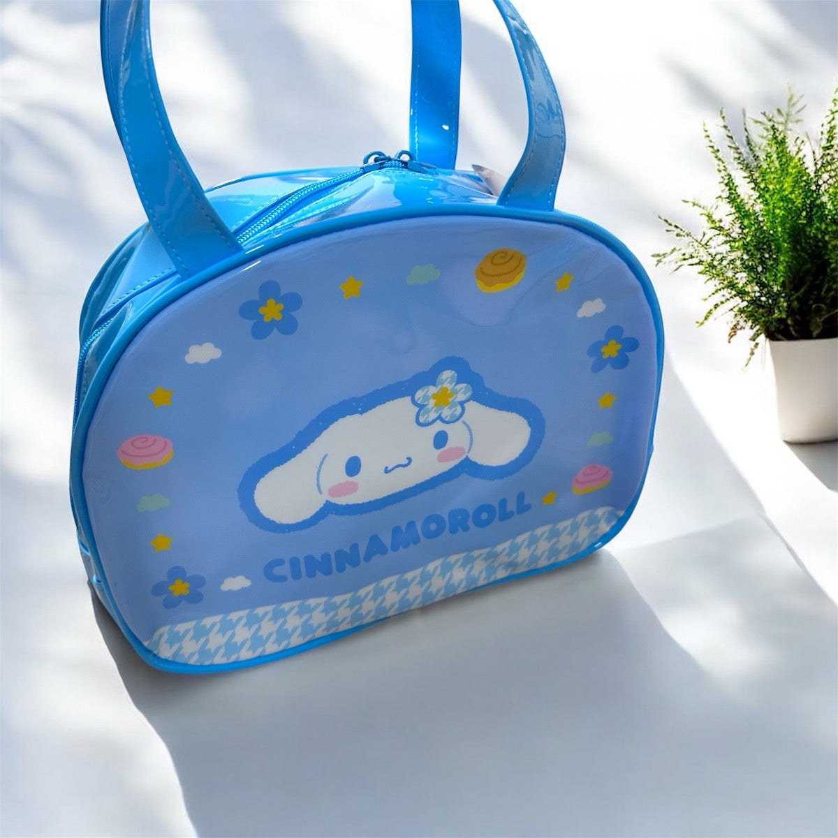 日本 Sanrio Cinnamoroll 兒童波士頓防水手提袋沙灘袋