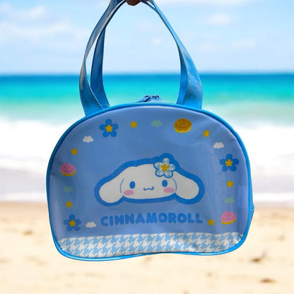 日本 Sanrio Cinnamoroll 兒童波士頓防水手提袋沙灘袋