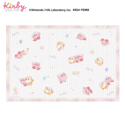日本 Kirby 星之卡比鋁蒸鍍膜柔軟野餐墊連袋