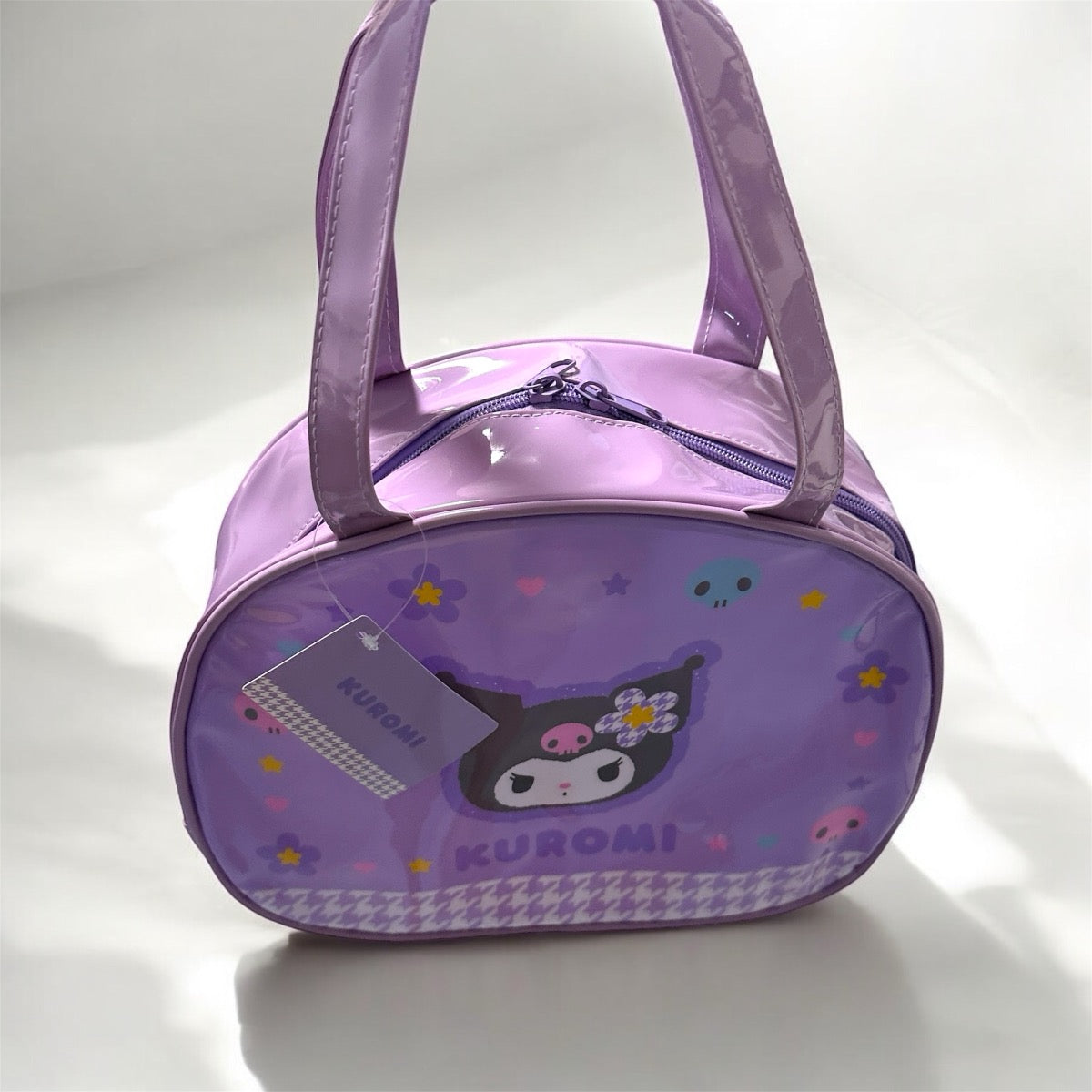 日本 Sanrio Kuromi 兒童波士頓防水手提袋沙灘袋