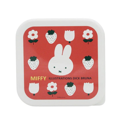 日本製 Miffy 抗菌加工3件組密封盒食物盒